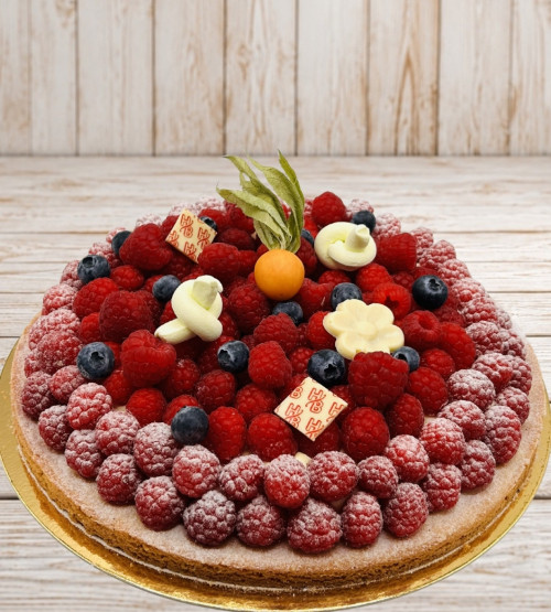 Sablé fraise framboise