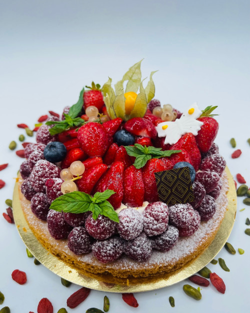 Sablé fraise framboise 10 personnes