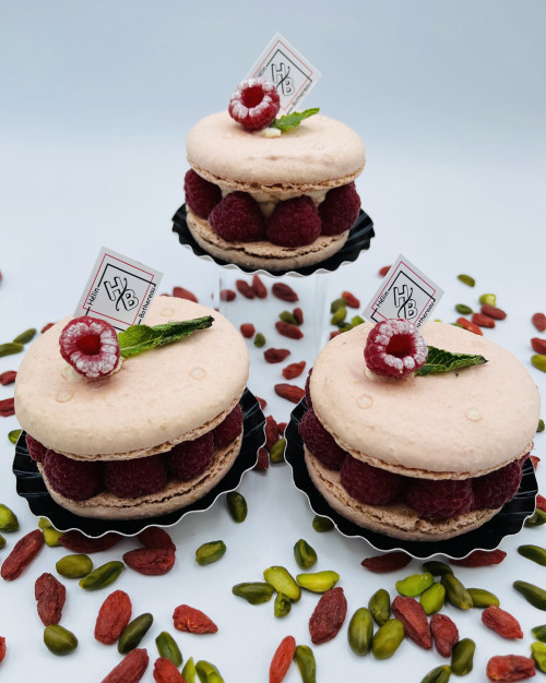 Macaron framboise