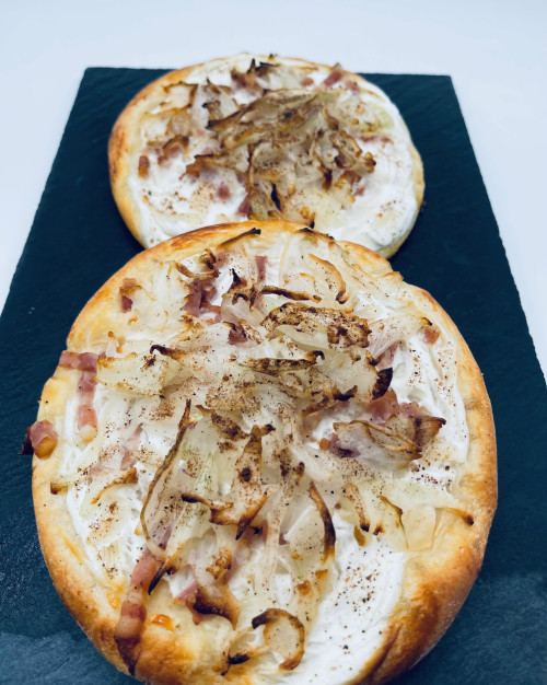 Pizza flambée