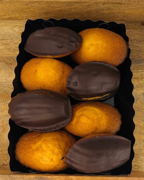 Madeleines orange chocolat 